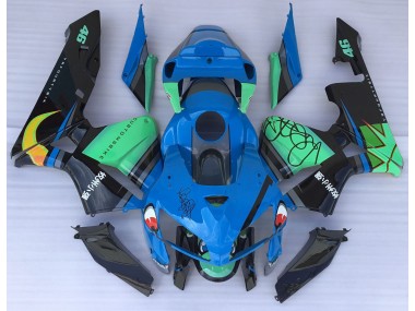 2005-2006 Blue Shark & Green Honda CBR600RR Fairings for Sale