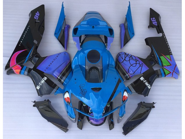 2005-2006 Blue Shark Honda CBR600RR Fairings for Sale 2005-2006 Blue Shark Honda CBR600RR Fairings for Sale