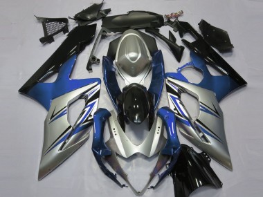 2005-2006 Blue Silver and Black Suzuki GSXR 1000 Fairings for Sale