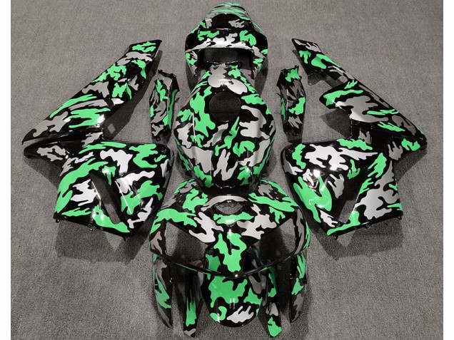 2005-2006 Camo & LIGHT GREEN Honda CBR600RR Fairings for Sale 2005-2006 Camo & LIGHT GREEN Honda CBR600RR Fairings for Sale