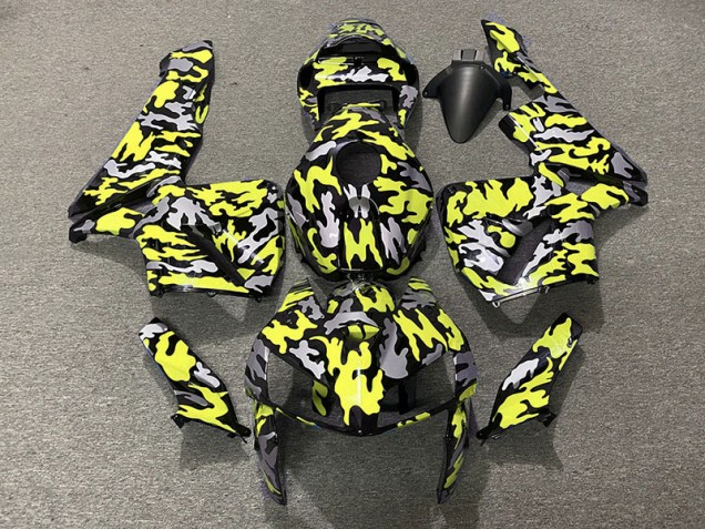 2005-2006 Camo & NEON YELLOW Honda CBR600RR Fairings for Sale 2005-2006 Camo & NEON YELLOW Honda CBR600RR Fairings for Sale