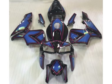 2005-2006 Deep Blue & Pink Outline Honda CBR600RR Fairings for Sale