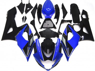 2005-2006 Gloss Blue and Black with red logo Suzuki GSXR 1000 Fairings for Sale