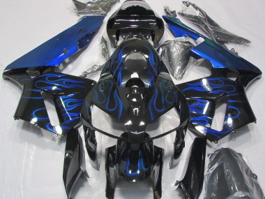 2005-2006 Gloss Blue Flame Honda CBR600RR Fairings for Sale