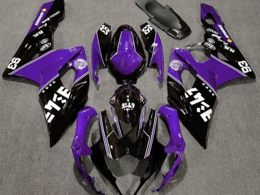 2005-2006 Gloss Purple and Black Custom Suzuki GSXR 1000 Fairings for Sale