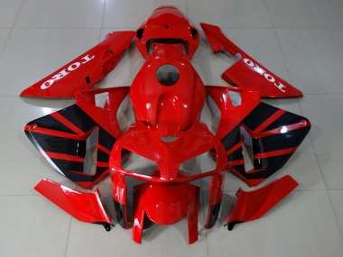 2005-2006 Gloss Red Honda CBR600RR Fairings for Sale