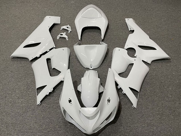 2005-2006 Gloss White Kawasaki ZX6R Fairings for Sale 2005-2006 Gloss White Kawasaki ZX6R Fairings for Sale