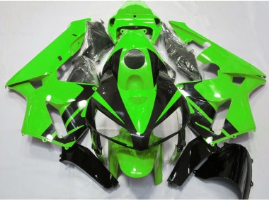 2005-2006 Green & Gloss Black Design Honda CBR600RR Fairings for Sale