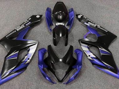 2005-2006 Matte Black and Blue Suzuki GSXR 1000 Fairings for Sale