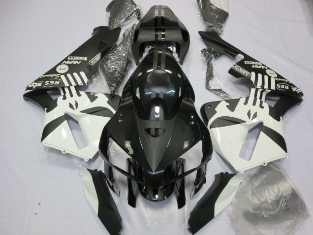 2005-2006 Matte Black & Puisher Logos Honda CBR600RR Fairings for Sale 2005-2006 Matte Black & Puisher Logos Honda CBR600RR Fairings for Sale