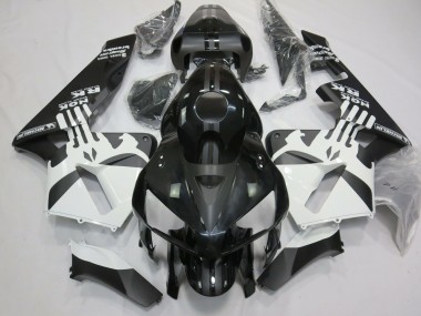 2005-2006 Matte & White Punisher Logo Honda CBR600RR Fairings for Sale