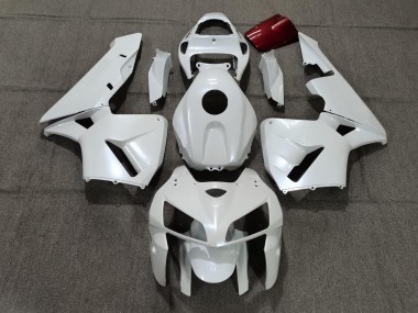 2005-2006 Pearl White & Logos Honda CBR600RR Fairings for Sale
