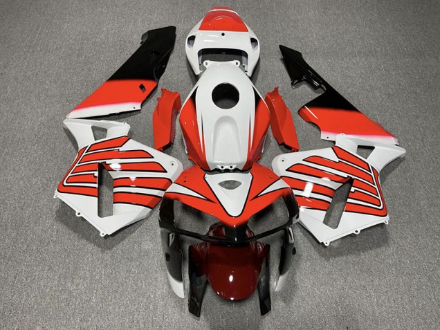 2005-2006 Red and White Wings Honda CBR600RR Fairings for Sale 2005-2006 Red and White Wings Honda CBR600RR Fairings for Sale