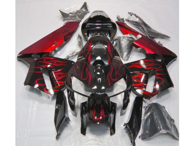 2005-2006 Red Flame Honda CBR600RR Fairings for Sale
