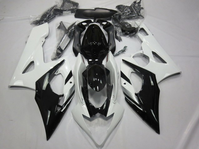 2005-2006 White Black and Silver Suzuki GSXR 1000 Fairings for Sale 2005-2006 White Black and Silver Suzuki GSXR 1000 Fairings for Sale