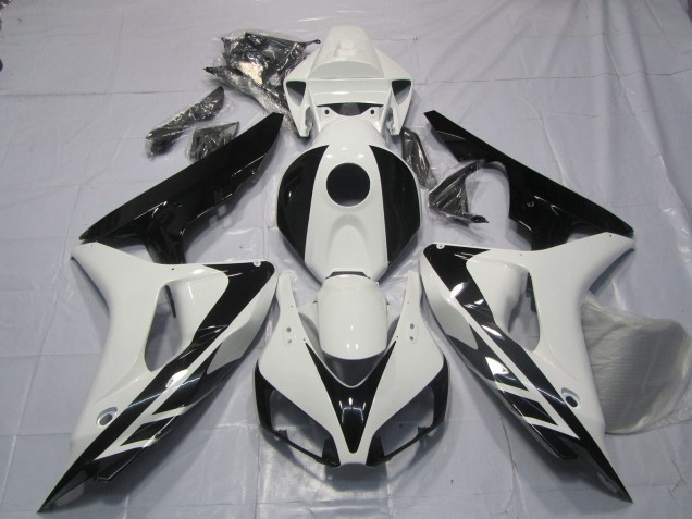 2006-2007 Black and White OEM Style No Decals Honda CBR1000RR Fairings for Sale 2006-2007 Black and White OEM Style No Decals Honda CBR1000RR Fairings for Sale