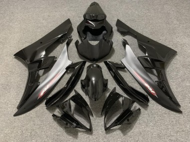 2006-2007 Black Matte Red Pin Yamaha R6 Fairings for Sale