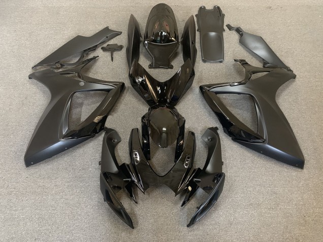 2006-2007 Gloss and Matte Black Suzuki GSXR 600-750 Fairings for Sale 2006-2007 Gloss and Matte Black Suzuki GSXR 600-750 Fairings for Sale
