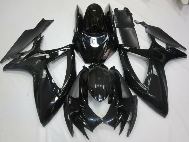 2006-2007 Gloss Black Suzuki GSXR 600-750 Fairings for Sale 2006-2007 Gloss Black Suzuki GSXR 600-750 Fairings for Sale