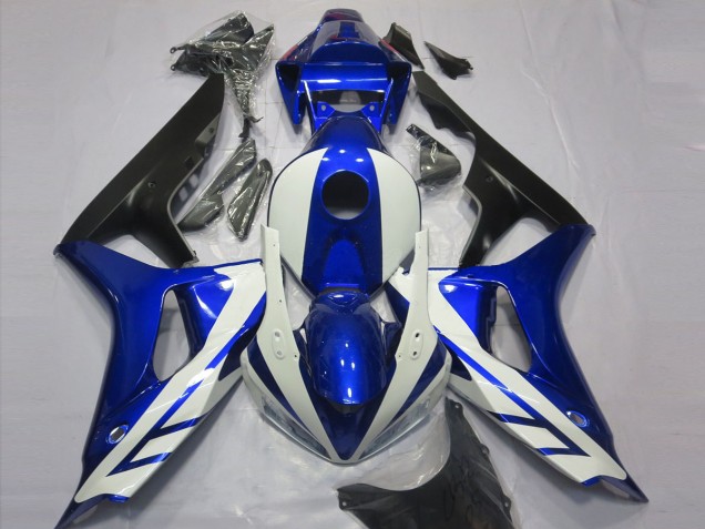 2006-2007 Gloss Blue and White Honda CBR1000RR Fairings for Sale 2006-2007 Gloss Blue and White Honda CBR1000RR Fairings for Sale