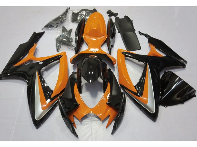 2006-2007 Gloss Orange Debadged Suzuki GSXR 600-750 Fairings for Sale 2006-2007 Gloss Orange Debadged Suzuki GSXR 600-750 Fairings for Sale