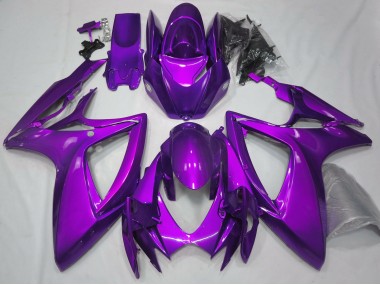 2006-2007 Gloss Purple Plain Suzuki GSXR 600-750 Fairings for Sale