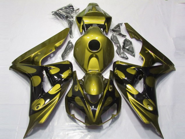 2006-2007 Gloss Yellow and Black Honda CBR1000RR Fairings for Sale 2006-2007 Gloss Yellow and Black Honda CBR1000RR Fairings for Sale