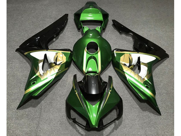 2006-2007 Green & Gold Honda CBR1000RR Fairings for Sale 2006-2007 Green & Gold Honda CBR1000RR Fairings for Sale