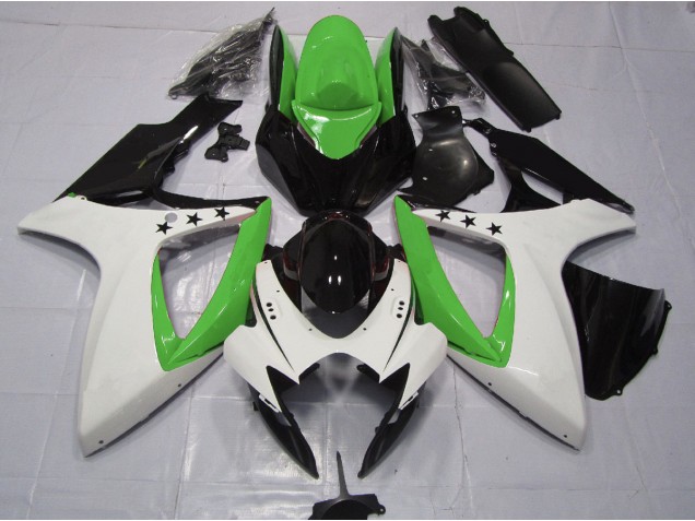 2006-2007 Green Star Suzuki GSXR 600-750 Fairings for Sale 2006-2007 Green Star Suzuki GSXR 600-750 Fairings for Sale