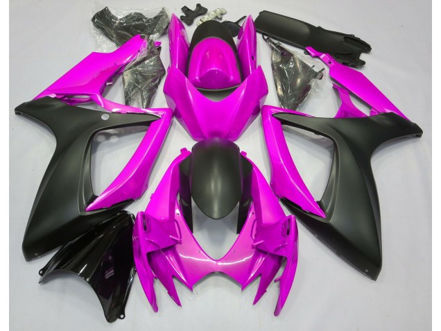 2006-2007 Hot Pink Suzuki GSXR 600-750 Fairings for Sale 2006-2007 Hot Pink Suzuki GSXR 600-750 Fairings for Sale