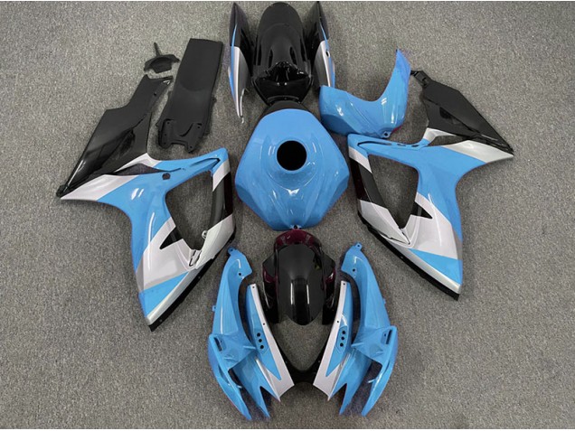 2006-2007 Light Blue Design Suzuki GSXR 600-750 Fairings for Sale 2006-2007 Light Blue Design Suzuki GSXR 600-750 Fairings for Sale