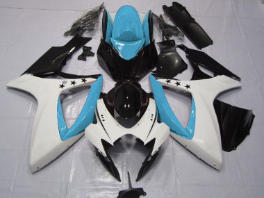 2006-2007 Light Blue Star Suzuki GSXR 600-750 Fairings for Sale