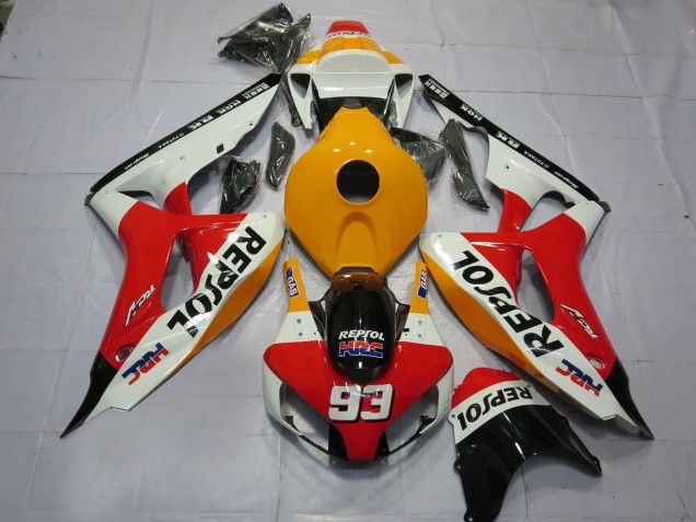 2006-2007 Light Orange White Repsol Honda CBR1000RR Fairings for Sale 2006-2007 Light Orange White Repsol Honda CBR1000RR Fairings for Sale
