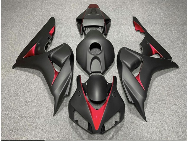 2006-2007 Matte Black and Light Blue Honda CBR1000RR Fairings for Sale 2006-2007 Matte Black and Light Blue Honda CBR1000RR Fairings for Sale