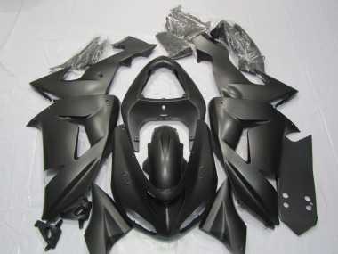 2006-2007 Matte Black Kawasaki ZX10R Fairings for Sale