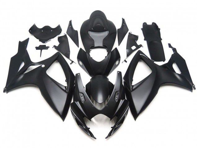 2006-2007 Matte Black OEM Custom Style Suzuki GSXR 600-750 Fairings for Sale 2006-2007 Matte Black OEM Custom Style Suzuki GSXR 600-750 Fairings for Sale