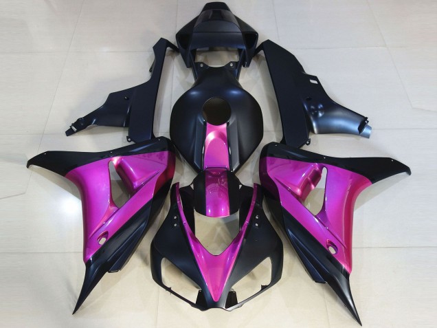 2006-2007 Matte Black & Pink Honda CBR1000RR Fairings for Sale 2006-2007 Matte Black & Pink Honda CBR1000RR Fairings for Sale