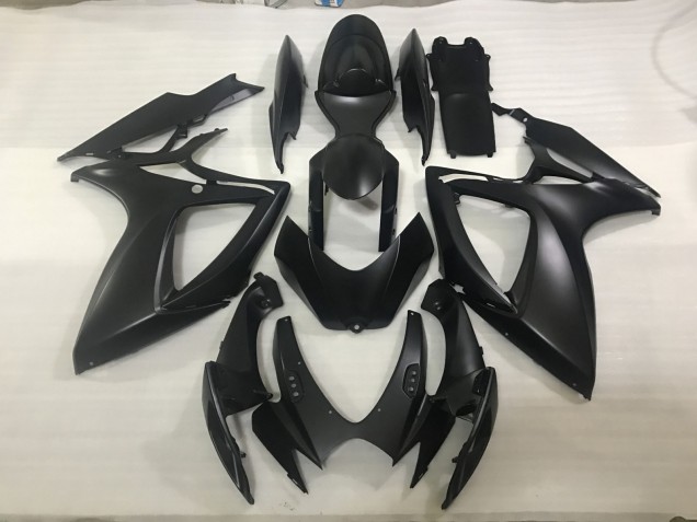 2006-2007 Matte Black Suzuki GSXR 600-750 Fairings for Sale