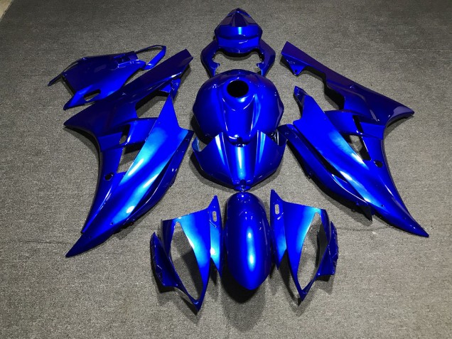 2006-2007 Metallic Blue Plain Yamaha R6 Fairings for Sale 2006-2007 Metallic Blue Plain Yamaha R6 Fairings for Sale