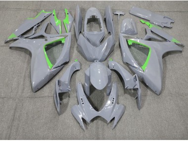 2006-2007 Nardo and Green Trim Suzuki GSXR 600-750 Fairings for Sale