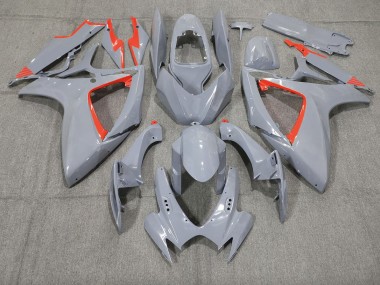 2006-2007 Nardo and Red Trim Suzuki GSXR 600-750 Fairings for Sale
