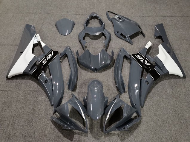 2006-2007 Nardo and White Yamaha R6 Fairings for Sale 2006-2007 Nardo and White Yamaha R6 Fairings for Sale