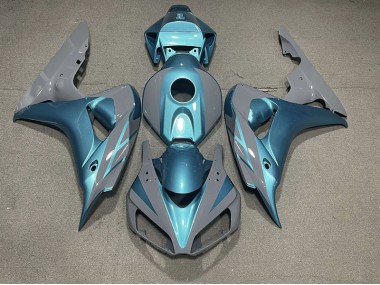 2006-2007 Nardo Grey and Light Blue Honda CBR1000RR Fairings for Sale