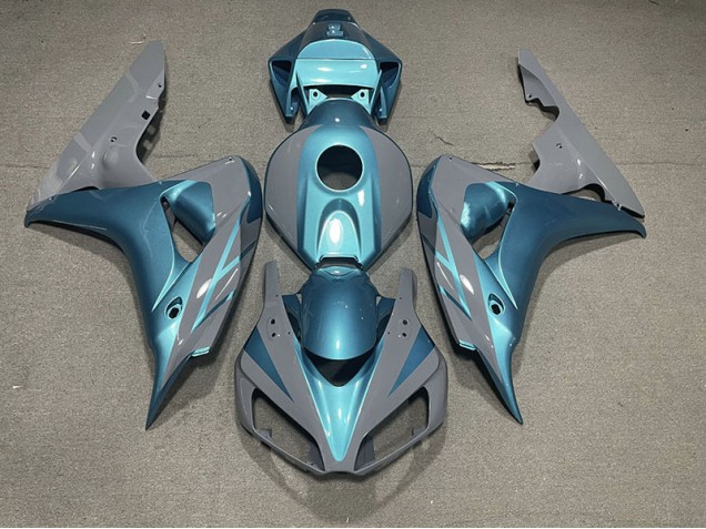 2006-2007 Nardo Grey and Light Blue Honda CBR1000RR Fairings for Sale 2006-2007 Nardo Grey and Light Blue Honda CBR1000RR Fairings for Sale
