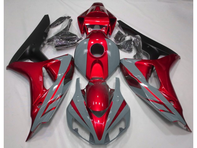 2006-2007 Nardo Grey and Red Honda CBR1000RR Fairings for Sale 2006-2007 Nardo Grey and Red Honda CBR1000RR Fairings for Sale