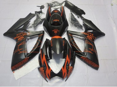 2006-2007 Orange Matte Suzuki GSXR 600-750 Fairings for Sale