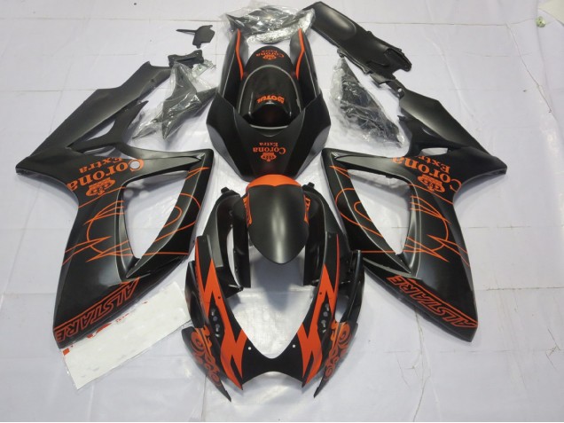 2006-2007 Orange Matte Suzuki GSXR 600-750 Fairings for Sale 2006-2007 Orange Matte Suzuki GSXR 600-750 Fairings for Sale