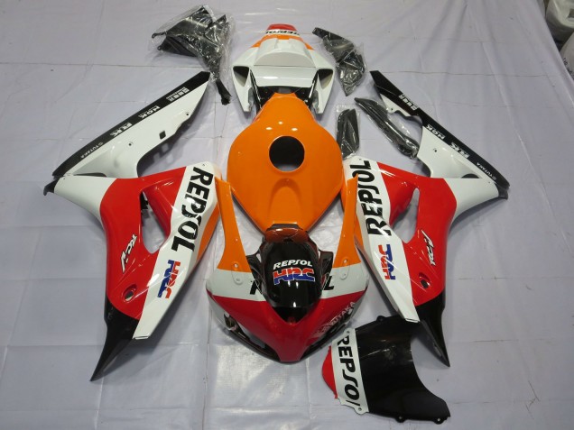 2006-2007 Orange Repsol Honda CBR1000RR Fairings for Sale 2006-2007 Orange Repsol Honda CBR1000RR Fairings for Sale