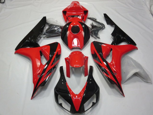 2006-2007 Red Black OEM Style No Decals Honda CBR1000RR Fairings for Sale 2006-2007 Red Black OEM Style No Decals Honda CBR1000RR Fairings for Sale