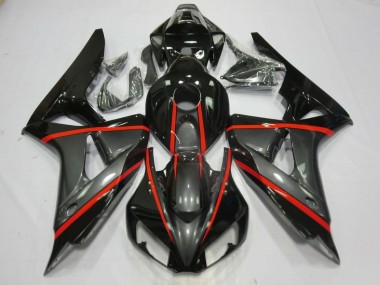 2006-2007 Silver and Black Honda CBR1000RR Fairings for Sale